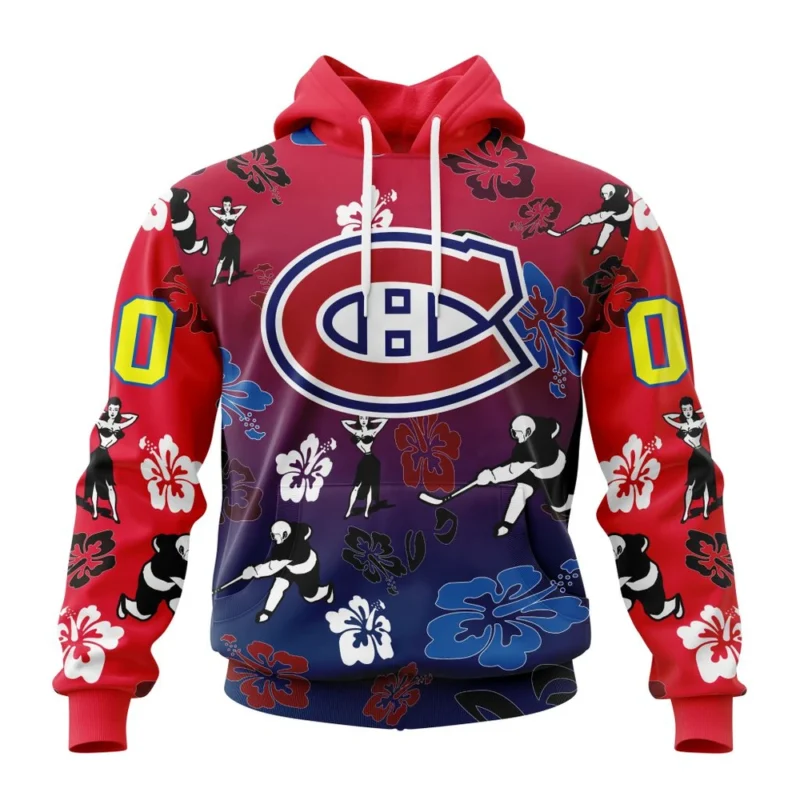 NHL Montreal Canadiens X Hawaii Specialized Design For Hawaiia ,QTNHL080524A3800