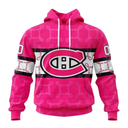 NHL Montreal Canadiens, Specialized Design I Pink I Can, In October We Wear Pink Breast Cancer,QTNHL080524A394