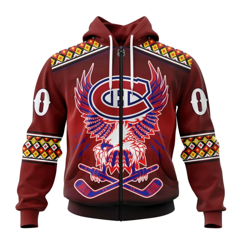 NHL Montreal Canadien, Celebrate Indigenous Culture With Specialized Wasac Night ,QTNHL 080524B3975