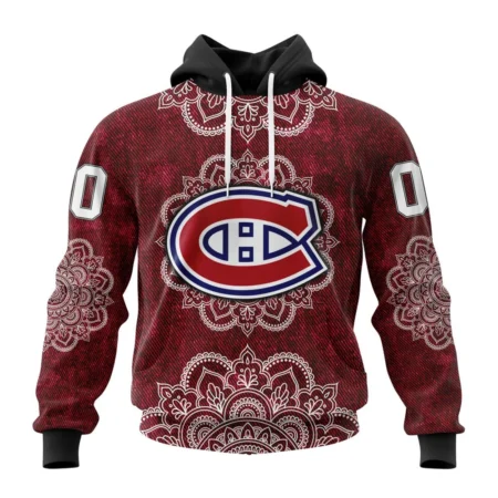 NHL Montreal Canadiens, Specialized Mandala Style,QTNHL080524A4053