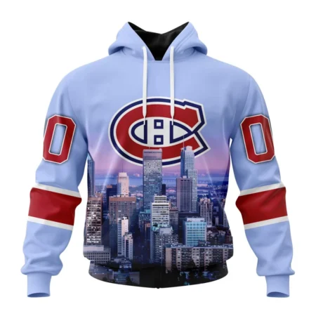 NHL Montreal Canadiens Special Design With City Skyline,QTNHL080524A4069