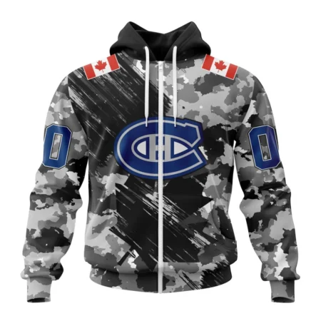 NHL Personalized Name And Number, Montreal Canadiens Special Camo Armed Forces Design,QTNHL Personalized Name And Number,080524B67