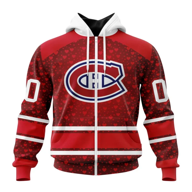 NHL Personalized Name And Number, Montreal Canadiens Special Gift For Valentines Day,QTNHL Personalized Name And Number,080524B996