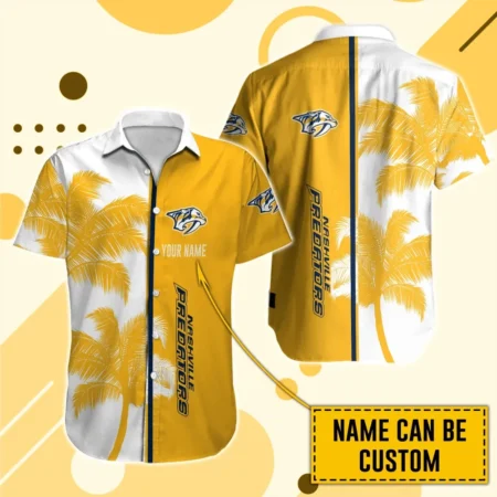 Nashville Predators  Tropical Style Mix Color National Hockey League Hawaiian Shirt All Over Prints QTHWQ310724A46