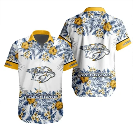 Nashville Predators  Tropical Style National Hockey League Hawaiian Shirt All Over Prints QTHWS310724A24