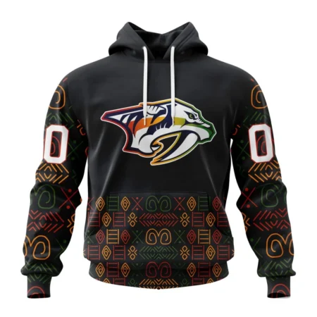 NHL Nashville Predators Special Design For Black History Month,QTNHL080524A1057