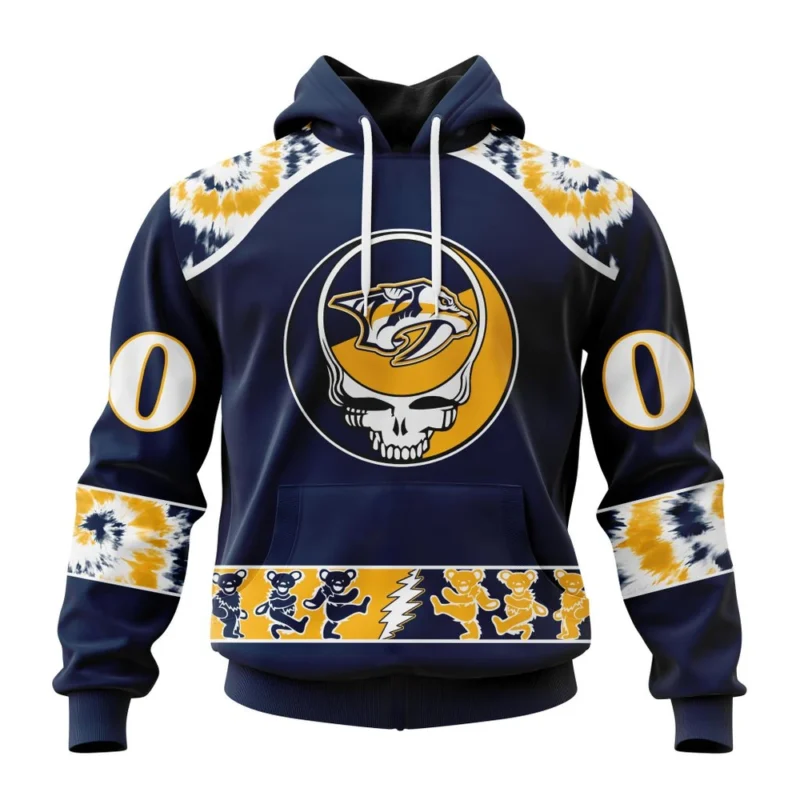 NHL Nashville Predators Special Grateful Dead Design,QTNHL080524A115