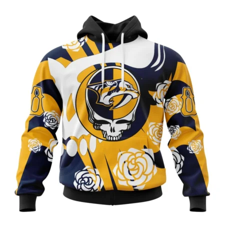 NHL Nashville Predators Special Grateful Dead Design,QTNHL080524A1276