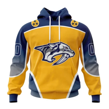 NHL Nashville Predators Personalize Gradient Series Concept,QTNHL080524A1347