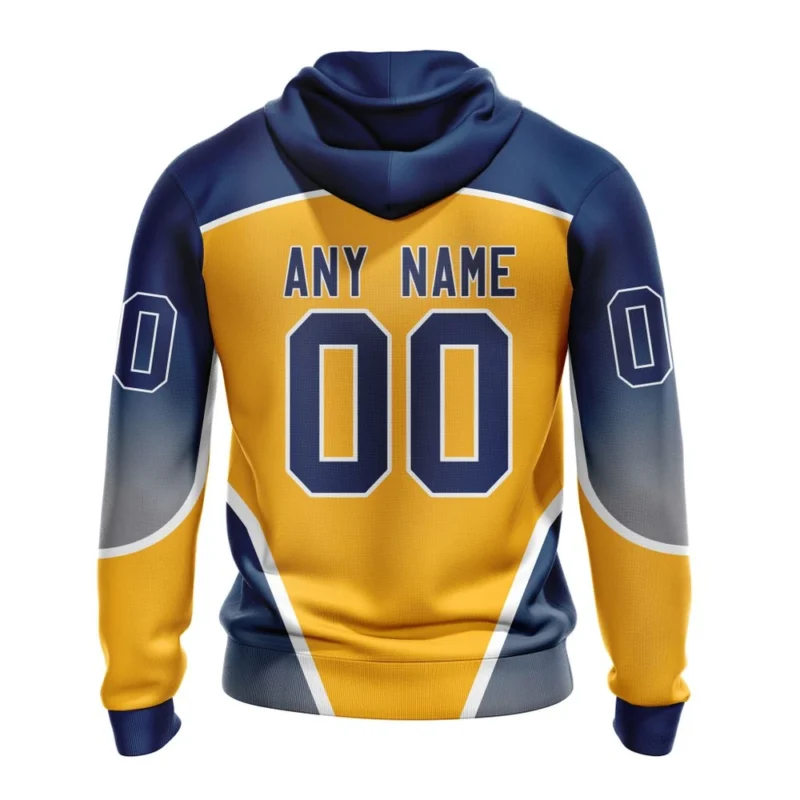 NHL Personalized Name And Number, Nashville Predators Personalize Gradient Series Concept,QTNHL Personalized Name And Number,080524B1347