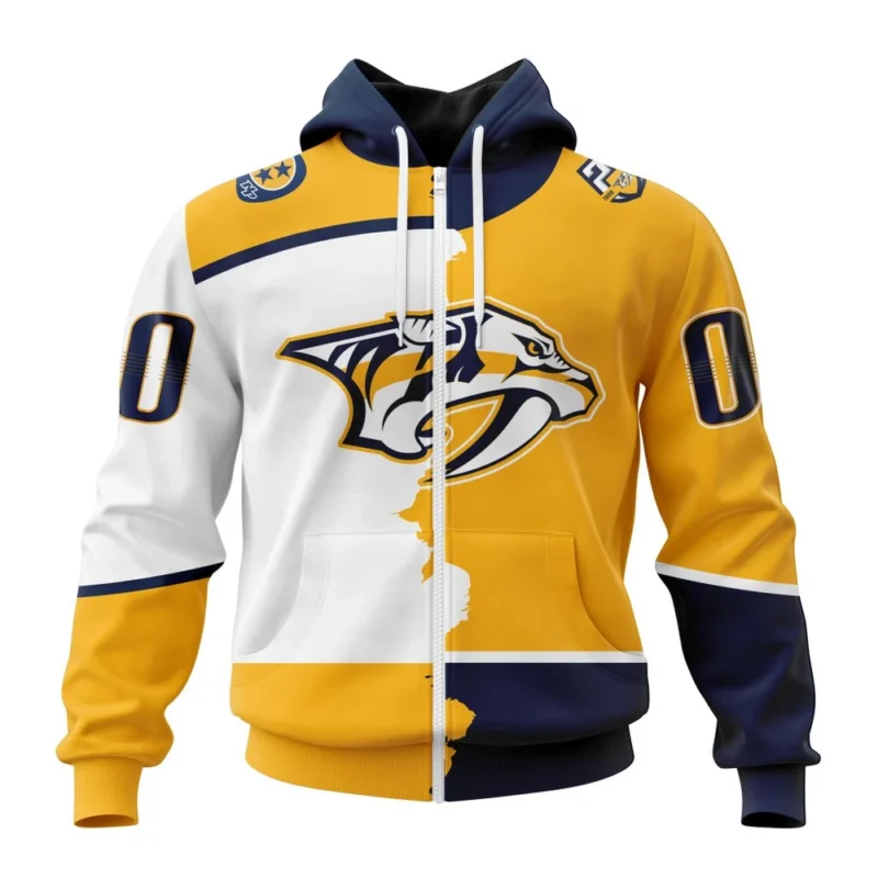 NHL Personalized Name And Number, Nashville Predators Personalize  Home Mix Away Kits,QTNHL Personalized Name And Number,080524B1510