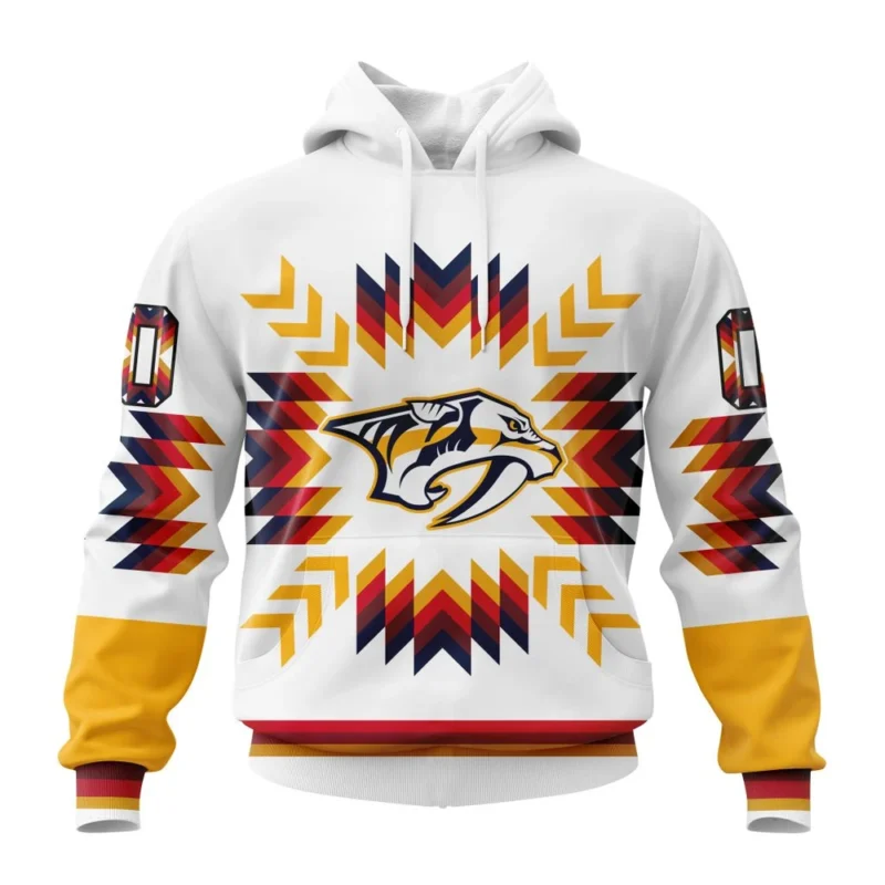 NHL Nashville Predators Special Design With Native Pattern,QTNHL080524A1579