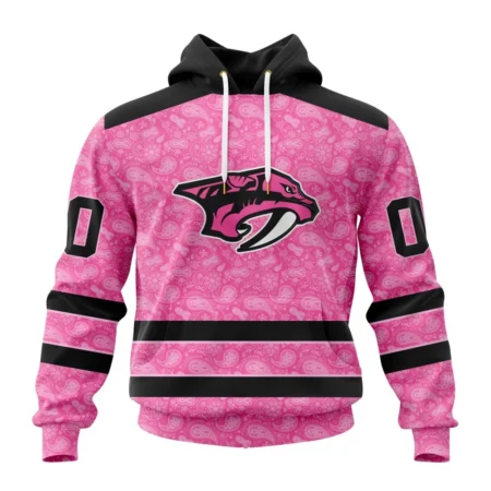 NHL Nashville Predators Special Pink Fight Breast Cancer,QTNHL080524A1639