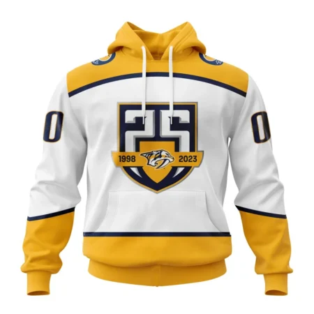 NHL Nashville Predators  Away With 25Th Anniversary Logo,QTNHL080524A1691