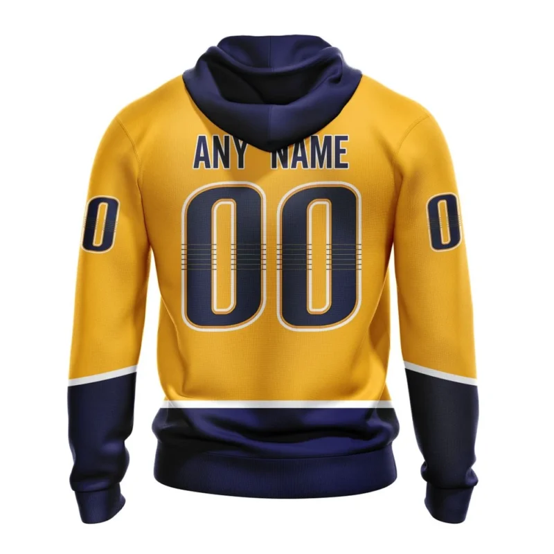 NHL Personalized Name And Number, Nashville Predators  Home Kits,QTNHL Personalized Name And Number,080524B1692