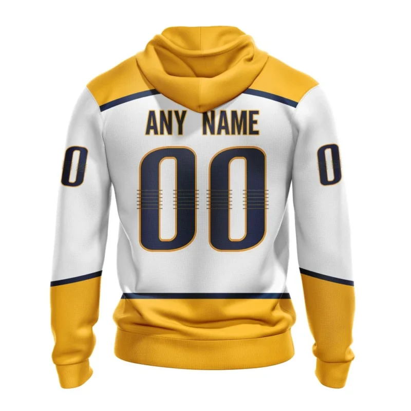 NHL Personalized Name And Number, Nashville Predators  Away Kits,QTNHL Personalized Name And Number,080524B1693