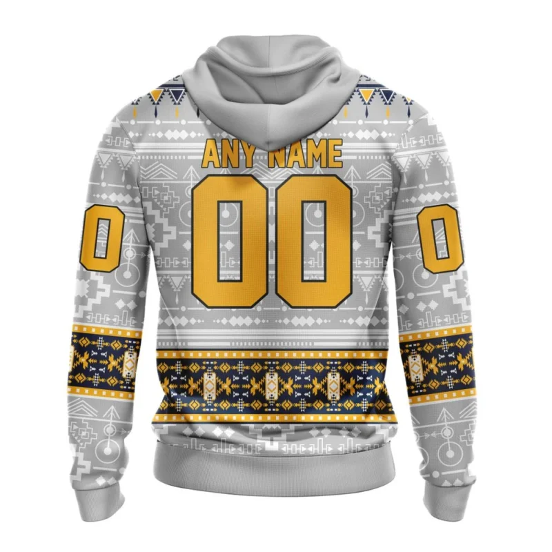 NHL Personalized Name And Number, Nashville Predators Special Native Design,QTNHL Personalized Name And Number,080524B2056