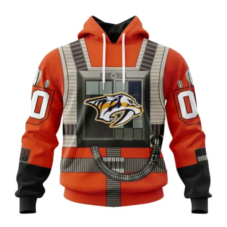 NHL Nashville Predators Star Wars Rebel Pilot Design,QTNHL080524A2325