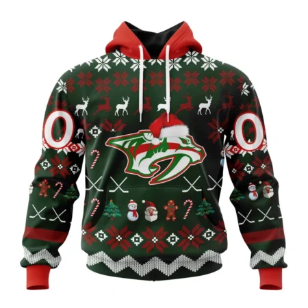 NHL Nashville Predators, Specialized Unisex Christmas Is Coming,QTNHL080524A2935