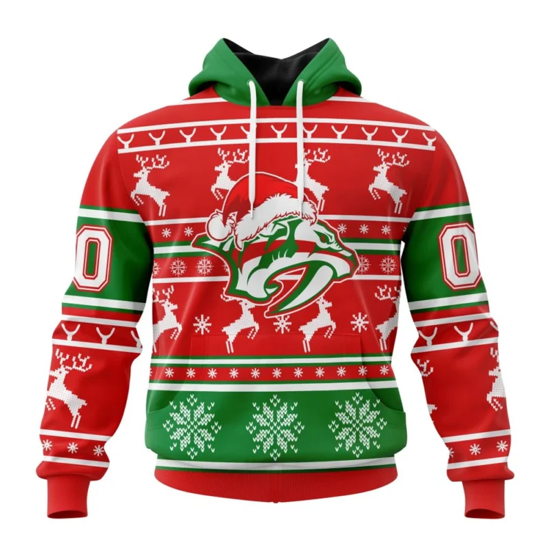 NHL Nashville Predators, Specialized Unisex Christmas Is Coming ,QTNHL080524A2958