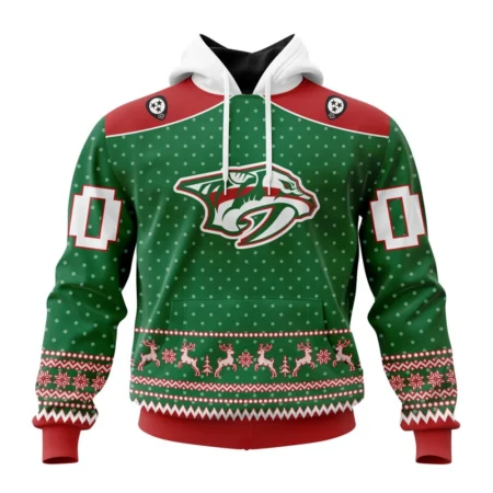 NHL Nashville Predators Special Christmas Apparel,QTNHL080524A3040