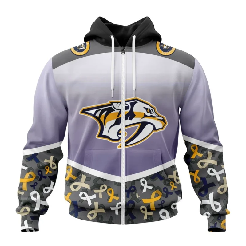 NHL Nashville Predators, Specialized Sport Fights Again All Cancer ,QTNHL 080524B3356