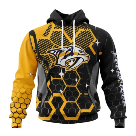 NHL Nashville Predators, Specialized Design With Motocross Syle ,QTNHL080524A3385