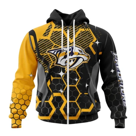 NHL Nashville Predators, Specialized Design With Motocross Syle ,QTNHL 080524B3385