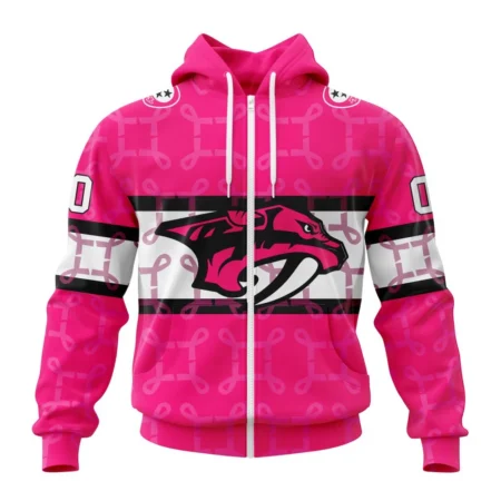 NHL Nashville Predators, Specialized Design I Pink I Can, In October We Wear Pink Breast Cancer,QTNHL 080524B3619