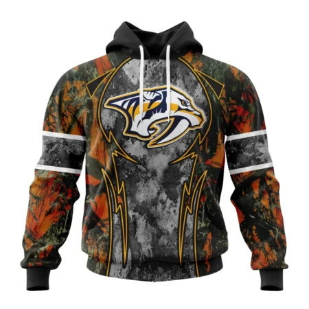 NHL Nashville Predators, Specialized Design Wih Camo Concepts For Hungting In Forest,QTNHL080524A3648