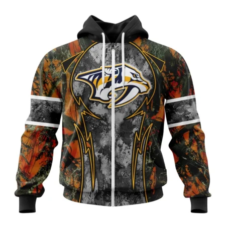 NHL Nashville Predators, Specialized Design Wih Camo Concepts For Hungting In Forest,QTNHL 080524B3648