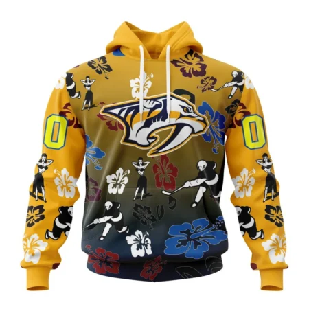 NHL Nashville Predators X Hawaii Specialized Design For Hawaiia ,QTNHL080524A3780