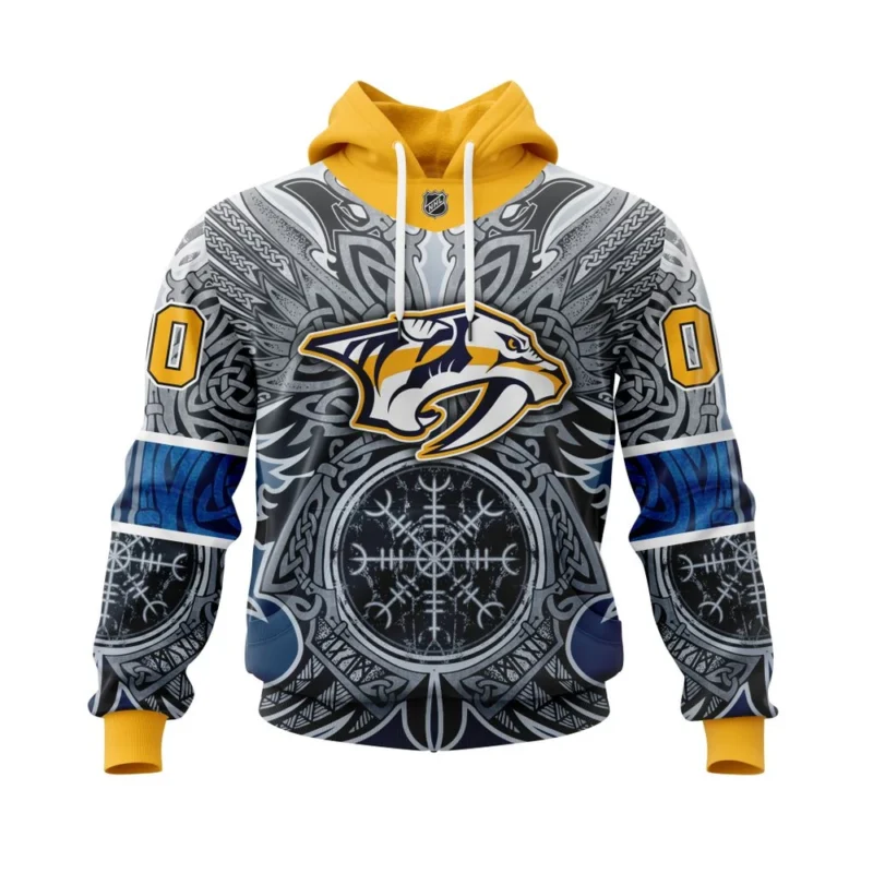 Nashville Predators , Specialized Norse Viking Symbols,QTNHL080524A3869