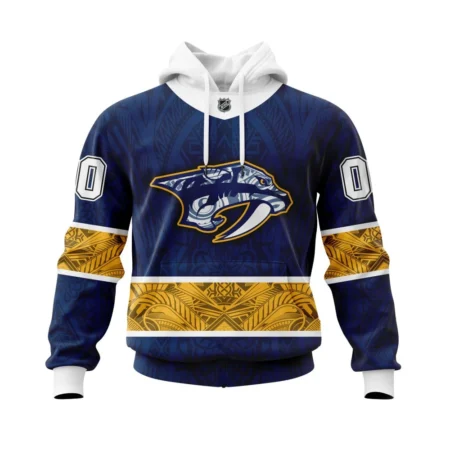 Nashville Predators, Specialized Native With Samoa Culture ,QTNHL080524A3870