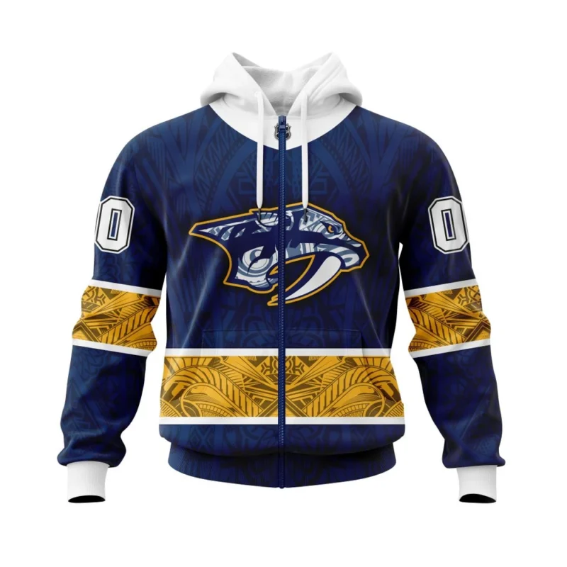 Nashville Predators, Specialized Native With Samoa Culture ,QTNHL 080524B3870