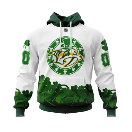 Nashville Predators, Happy St.Patrick Days Jersey ,QTNHL080524A3871