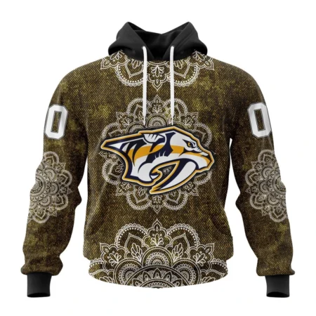 NHL Nashville Predators, Specialized Mandala Style,QTNHL080524A4052