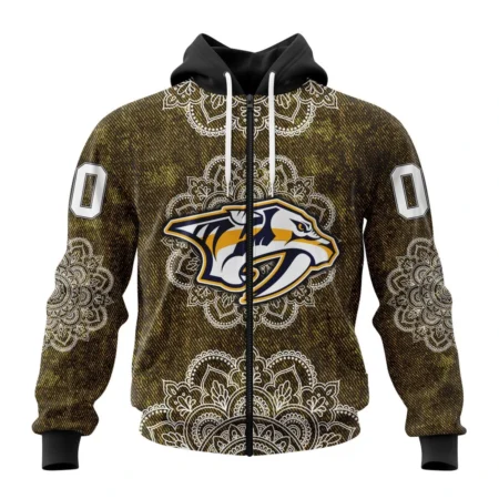 NHL Nashville Predators, Specialized Mandala Style,QTNHL 080524B4052