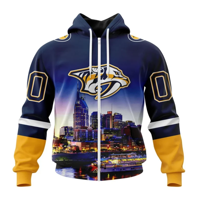 NHL Nashville Predators Special Design With City Skyline,QTNHL 080524B4079