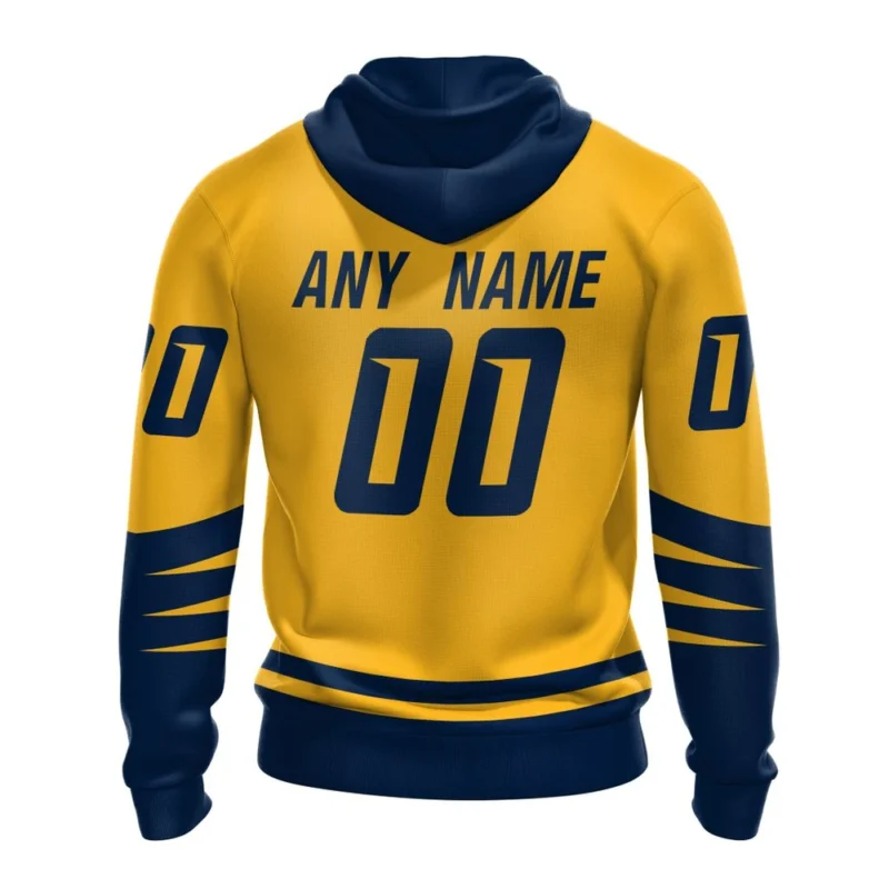 NHL Personalized Name And Number, Nashville Predators Special Two-Tone Design,QTNHL Personalized Name And Number,080524B455