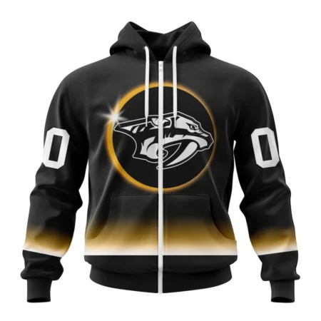 NHL Personalized Name And Number, Nashville Predators Special Eclipse Design,QTNHL Personalized Name And Number,080524B629