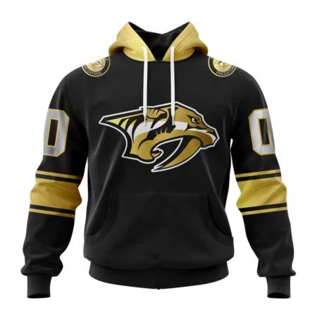 NHL Nashville Predators Special Black And Gold Design,QTNHL080524A769