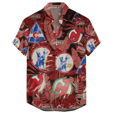 New Jersey Devils  Vintage Style National Hockey League Hawaiian Shirt All Over Prints QTHW2310724A16