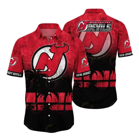 New Jersey Devils  Summer Style National Hockey League Hawaiian Shirt All Over Prints QTHW310724A12