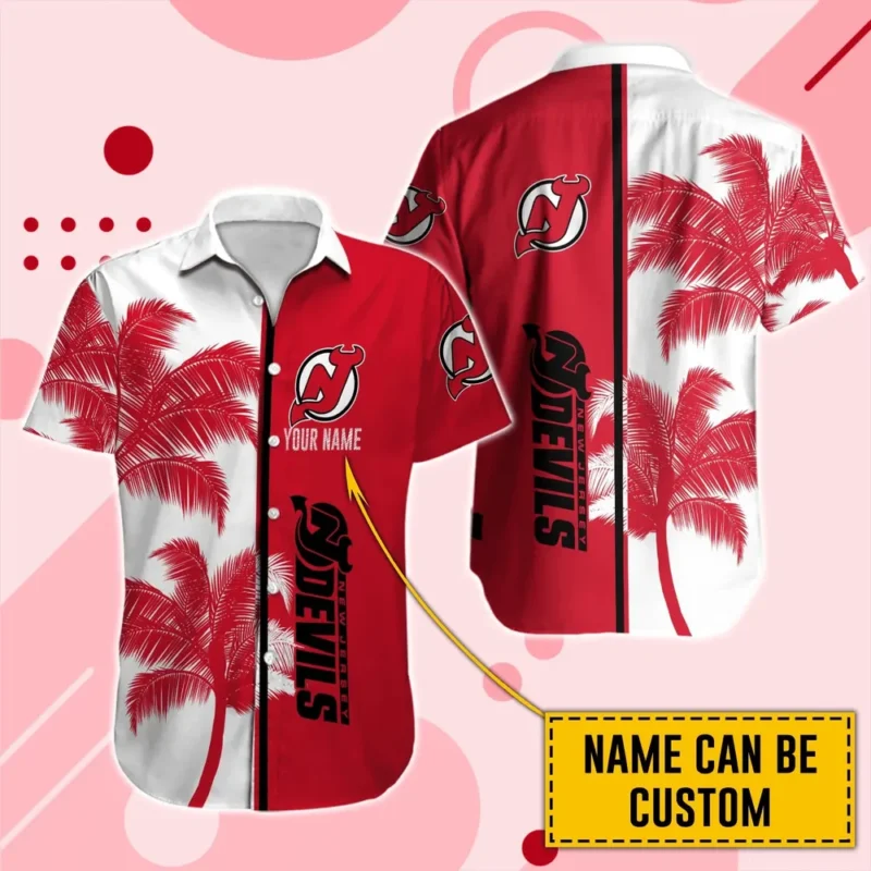 New Jersey Devils  Tropical Style Mix Color National Hockey League Hawaiian Shirt All Over Prints QTHWQ310724A39