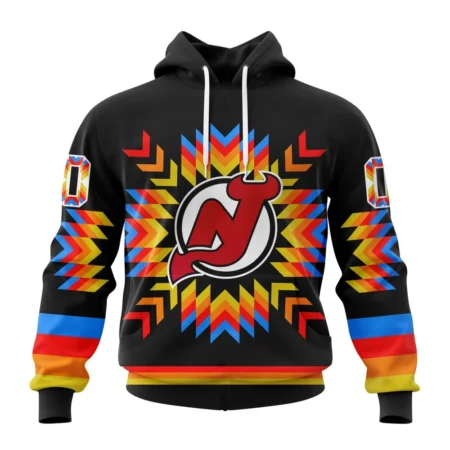 NHL New Jersey Devils Special Design With Native Pattern,QTNHL080524A1026