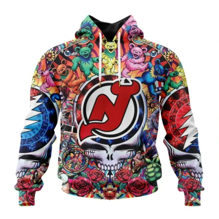 NHL New Jersey Devils Special Grateful Dead Design,QTNHL080524A104