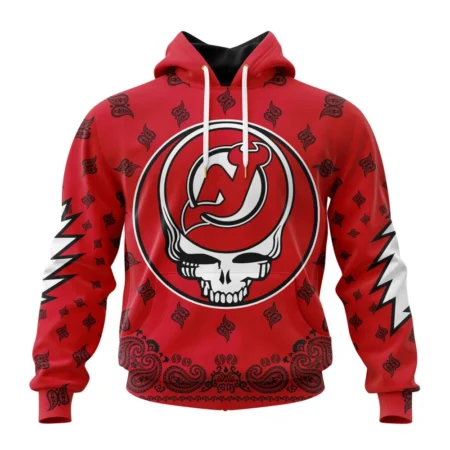 NHL New Jersey Devils Special Grateful Dead Design,QTNHL080524A106