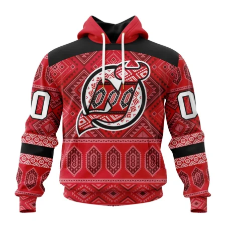 NHL New Jersey Devils Special Design With Native Pattern,QTNHL080524A1297