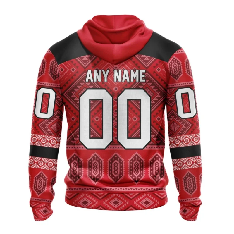 NHL Personalized Name And Number, New Jersey Devils Special Design With Native Pattern,QTNHL Personalized Name And Number,080524B1297